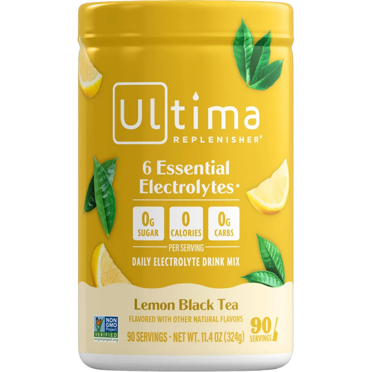 Ultima Replenisher Electrolyte Drink Mix-90 servings-Lemon Black Tea-N101 Nutrition
