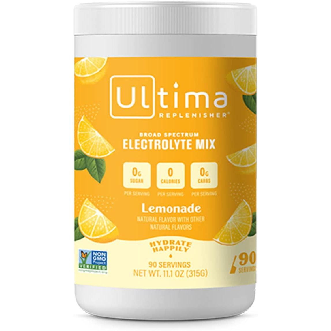 Ultima Replenisher Electrolyte Drink Mix-90 servings-Lemonade-N101 Nutrition