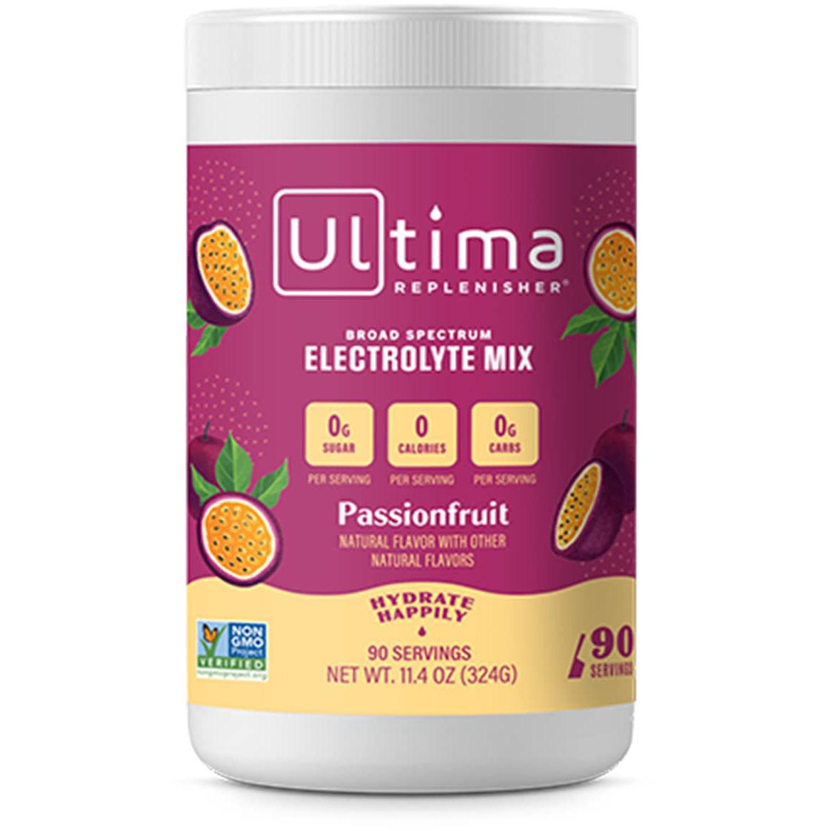 Ultima Replenisher Electrolyte Drink Mix-90 servings-Passionfruit-N101 Nutrition