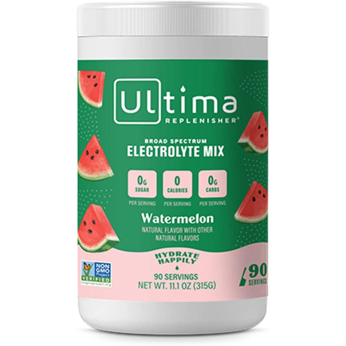 Ultima Replenisher Electrolyte Drink Mix-90 servings-Watermelon-N101 Nutrition