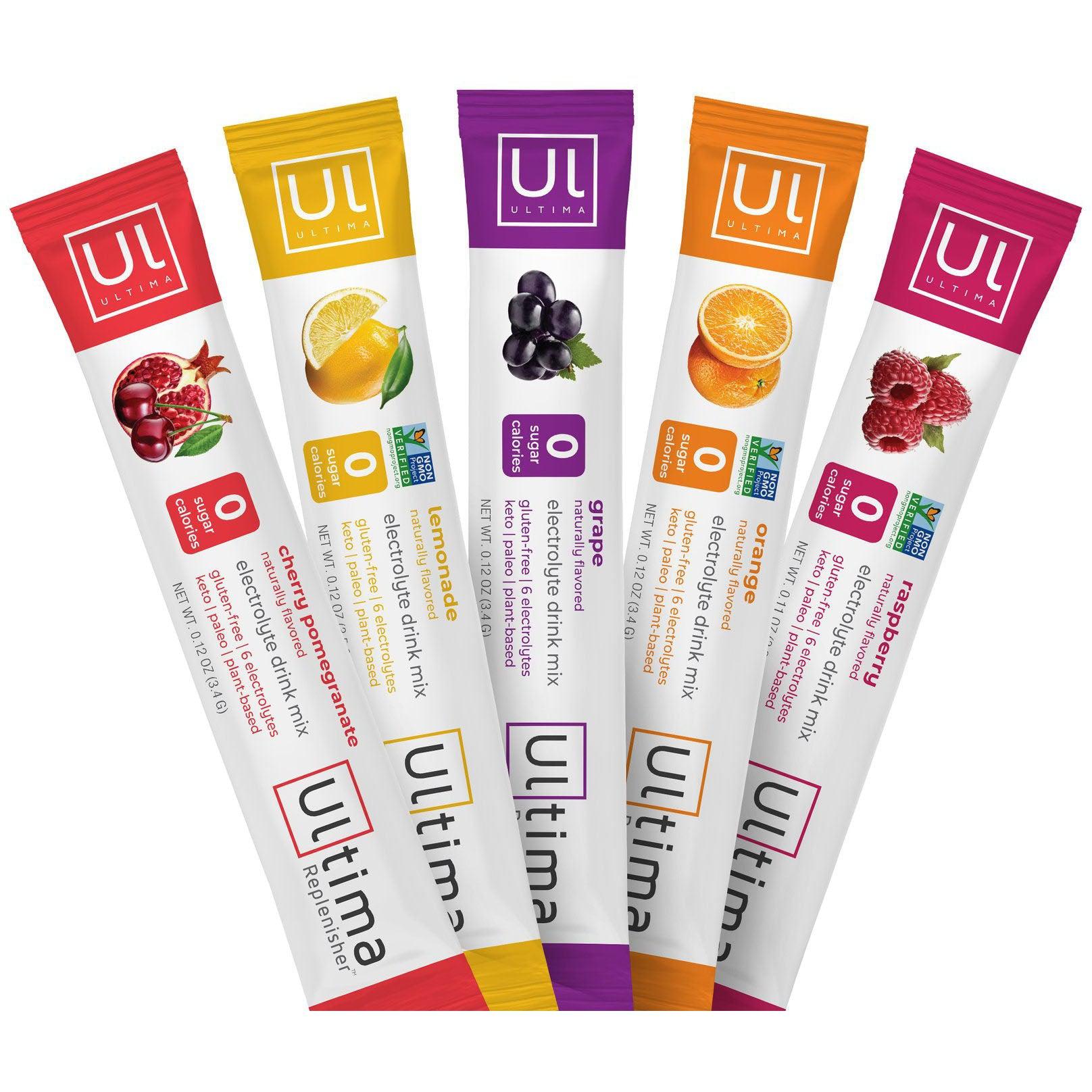 Ultima Replenisher Electrolyte Drink Mix Variety Stickpacks-N101 Nutrition