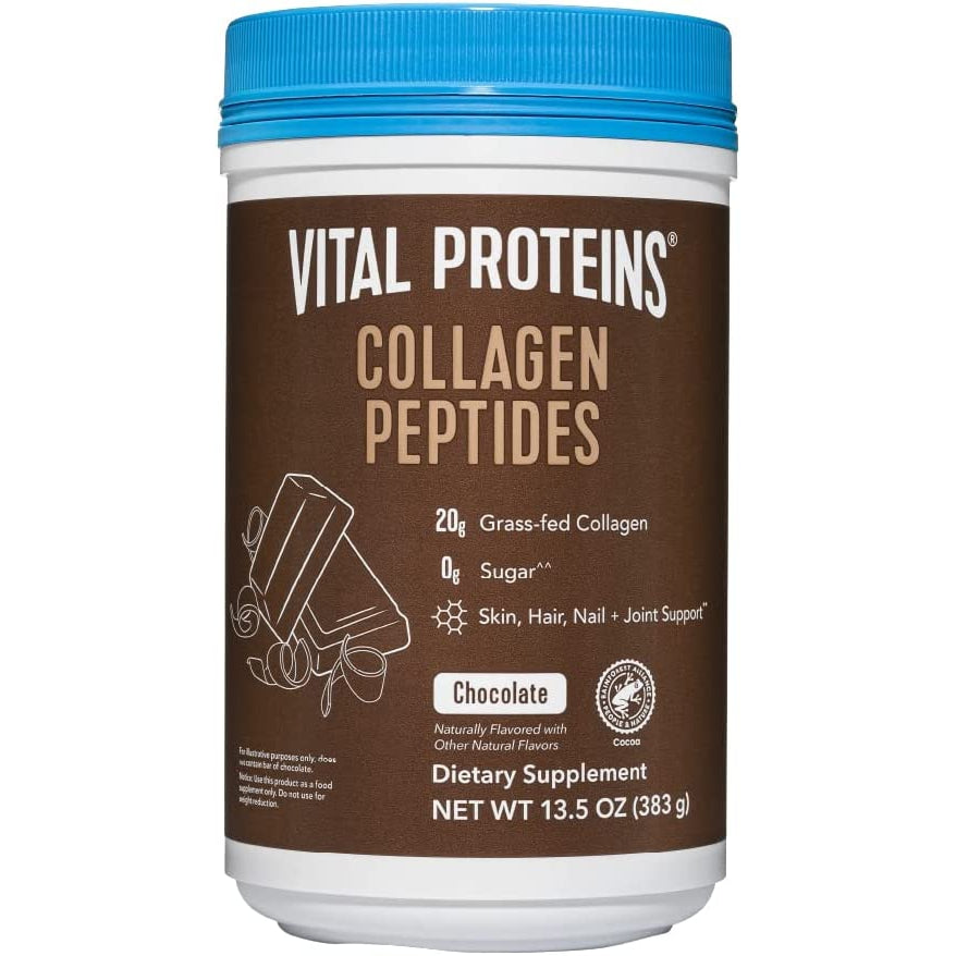 Vital Proteins Chocolate Collagen Peptides-13.5 oz (383 g)-N101 Nutrition