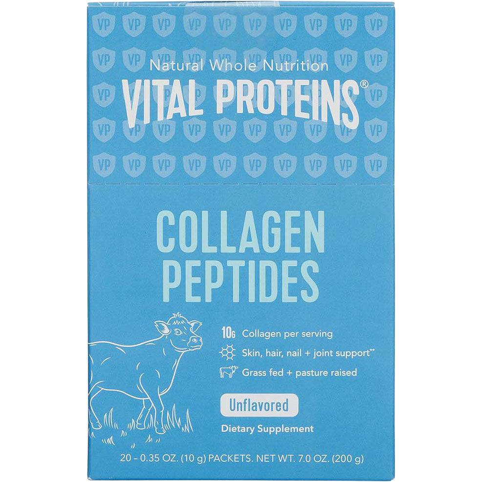 Vital Proteins Collagen Peptides - Unflavored (BEST BY OCT 2029 - FINAL SALE / NO RETURNS)-20 packets (10g each)-N101 Nutrition
