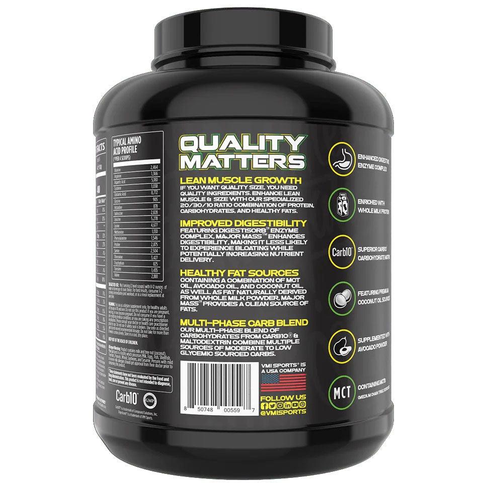 VMI Sports Major Mass Lean Mass Gainer-N101 Nutrition