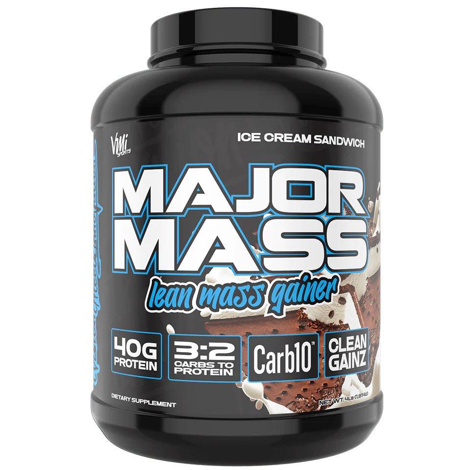 VMI Sports Major Mass Lean Mass Gainer-30 servings-Ice Cream Sandwich-N101 Nutrition