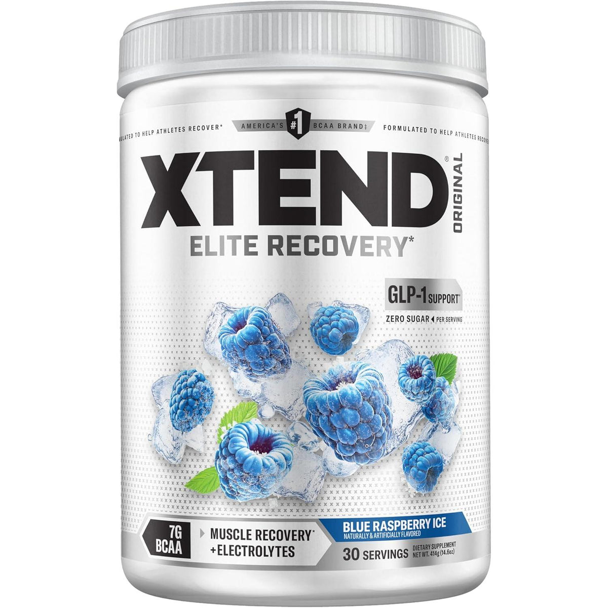 XTEND Original BCAA Powder-30 servings-Blue Raspberry Ice-N101 Nutrition