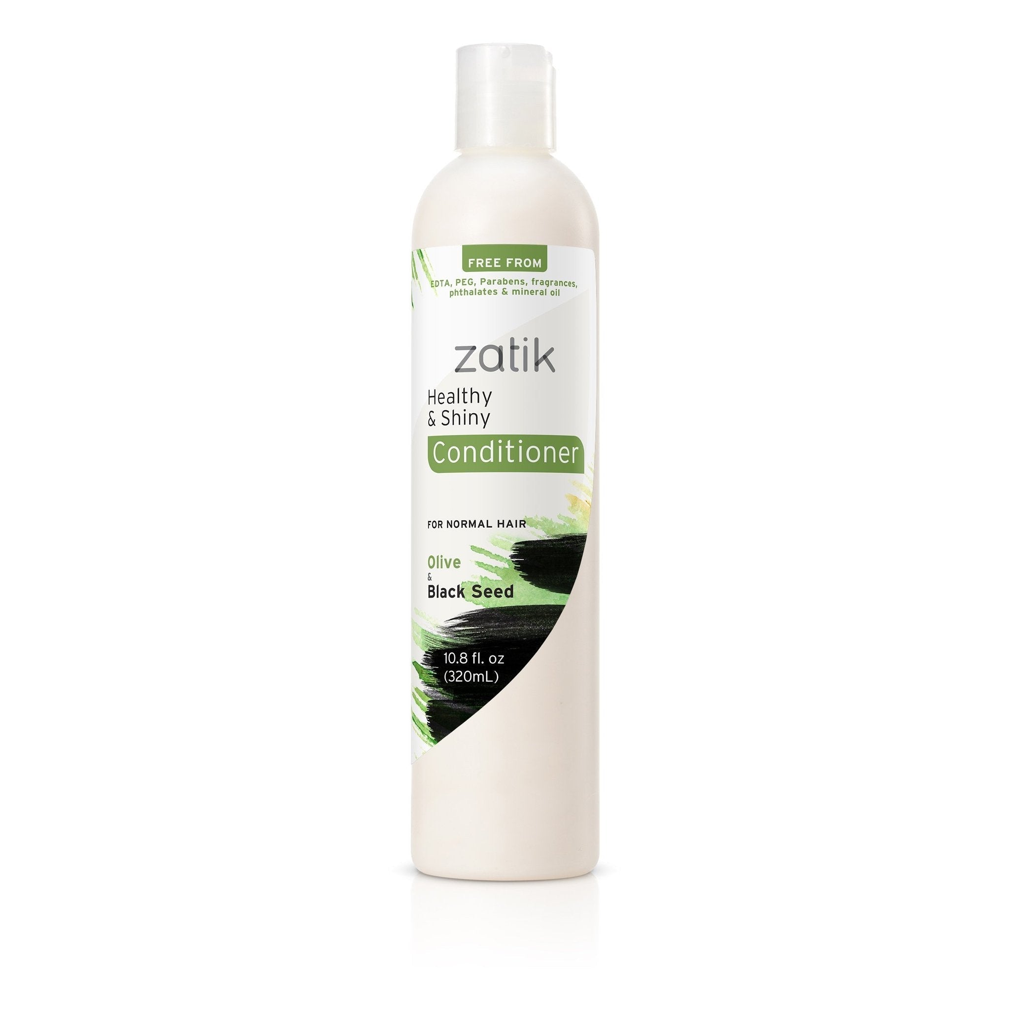 Zatik Healthy & Shiny Conditioner (Olive & Black Seed) hi-10.8 fl oz (320 mL)-N101 Nutrition