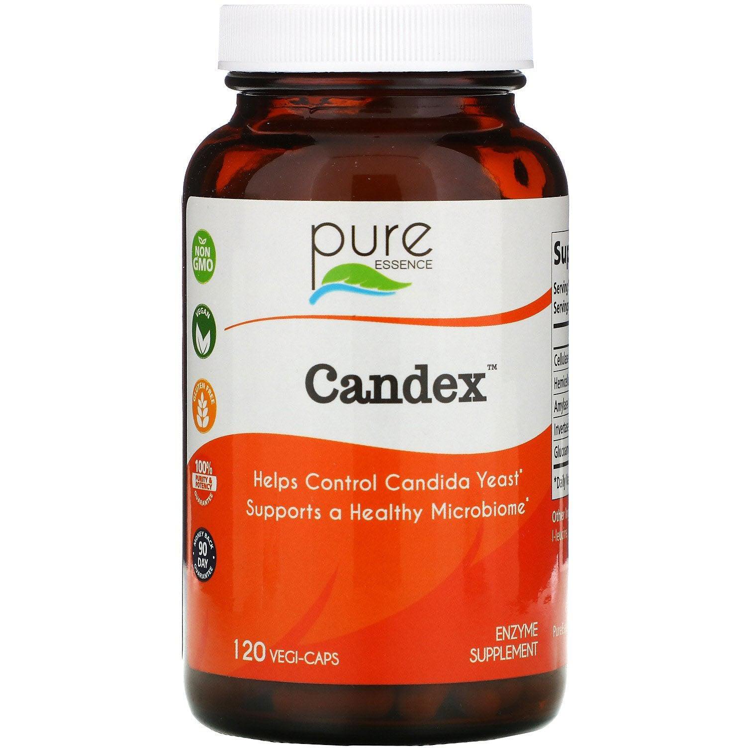 Candex, Yeast Management System, 120 caps, Pure Essence Labs