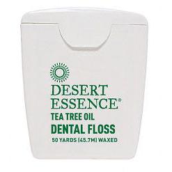 Desert Essence Tea Tree Oil Dental Floss (waxed)-50 yds (45.7 m)-N101 Nutrition