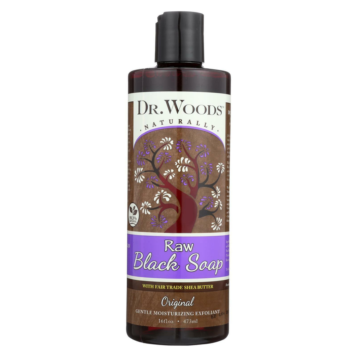 Dr Woods Pure Black Soap with Organic Shea Butter-N101 Nutrition