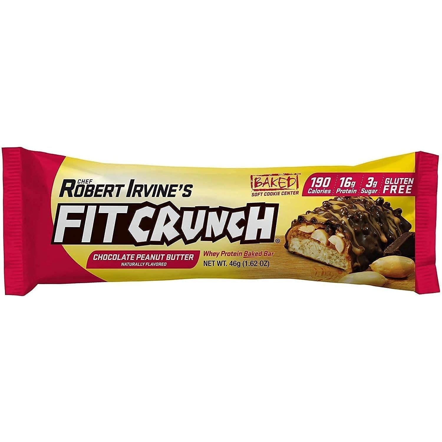FITCRUNCH Snack Size Protein Bars-Bar (46 g)-Chocolate Peanut Butter-N101 Nutrition