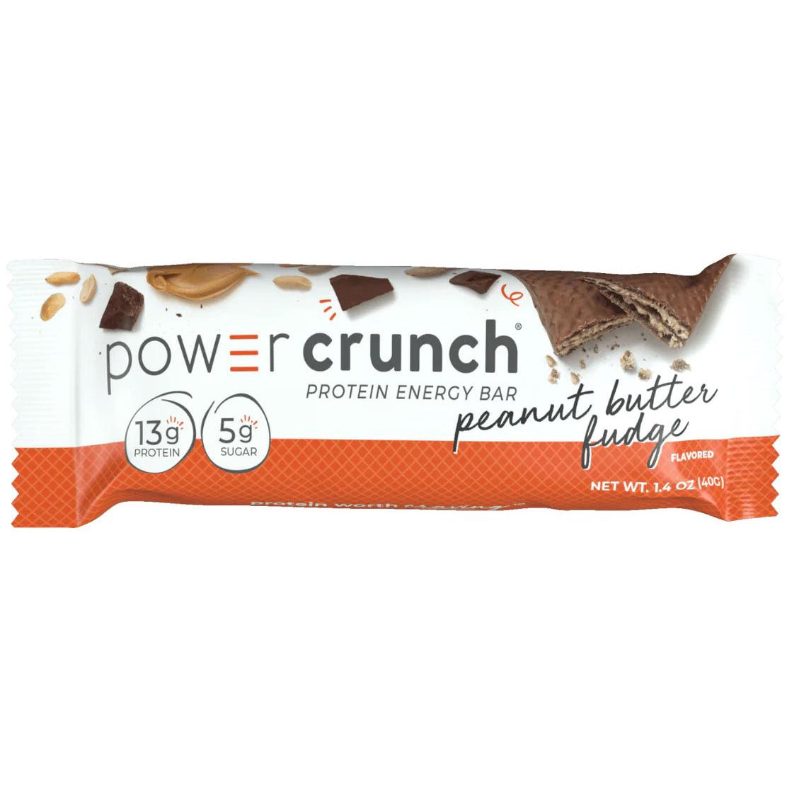 Power Crunch Bars-Single (40 g)-Peanut Butter Fudge-N101 Nutrition
