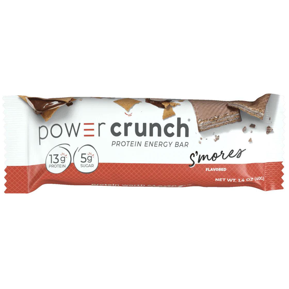 Power Crunch Bars-Single (40 g)-S'mores-N101 Nutrition