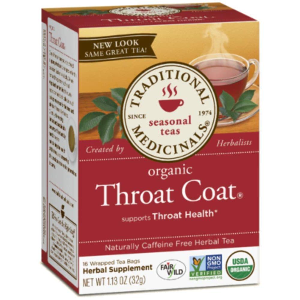 Traditional Medicinals Organic Throat Coat®-16 bags-N101 Nutrition