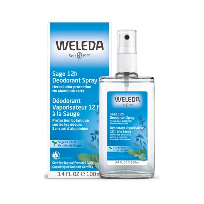 Weleda Sage 12 Hour Deodorant Spray-3.4 fl oz (100 mL)-N101 Nutrition